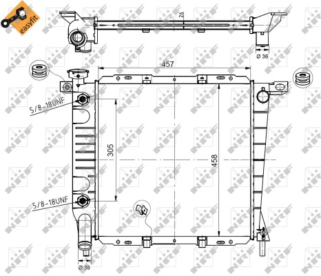 Nrf 50379 kühler - 50379,