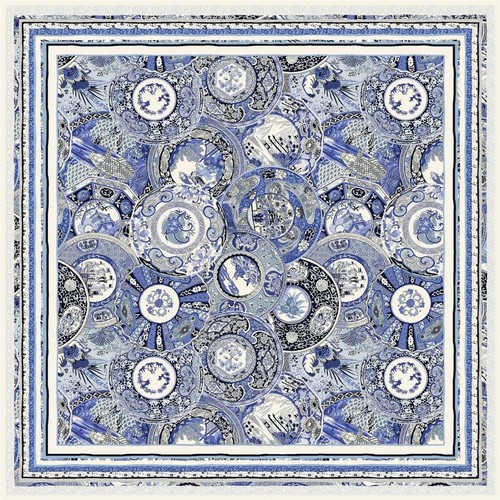 Tischdecke gobelin 145x145 - tischdecke,