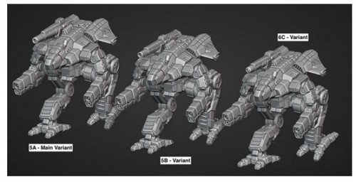 Battletech miniatures marauder - battletech,