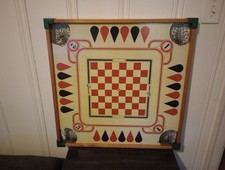 Vintage 1970s Carrom Wood Game