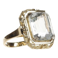 Art deo Ring in Gold 585 mit