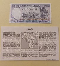 Banknoten - Ruanda 100 Francs