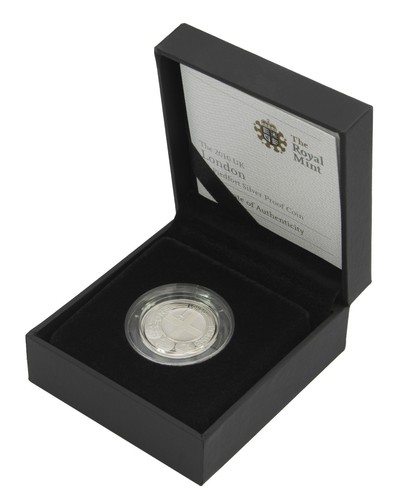 Silber piedfort one - one, pound