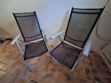 2 leichte Alu Garten-/Balkon-/Campingstühle günstig abzugeben
