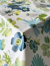 Wachstuch Tischdecke - Eckig - BLUMEN BLÜTEN - Wachstischdecke Wachstuchdecke