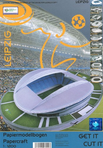 Kartonmodell stadion leipzig - stadion,