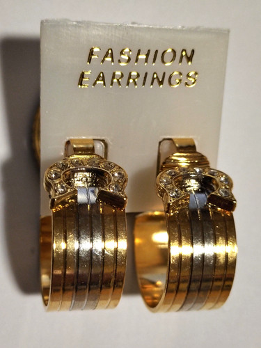 Ohrclips gold silberfarben