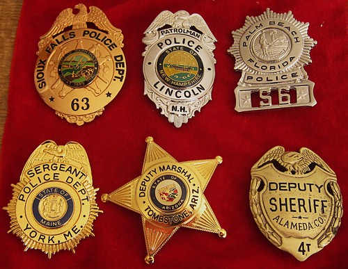Obsolete police badges - ,