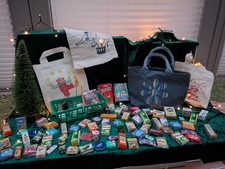 Kaufmannsladen Zubehör , Pappschachteln 🎁🎄💫🎅🏼 über 80 Teile , Einkaufskorb