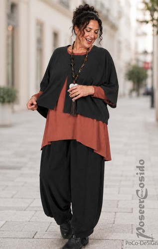 Lagenlook überwurf shirt - lagenlook,