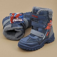 Marvel Spiderman Snowboots Kinderschuhe Winterstiefel Warmfutter Klettverschluss