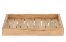 Tablett massiv Teak Jan Kurtz