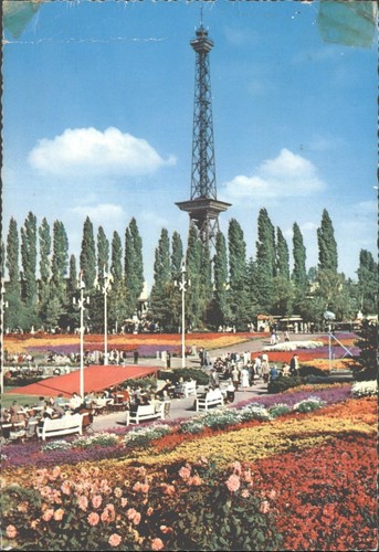Vintage berlin funkturm - vintage,
