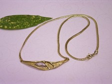 VINTAGE COLLIER, VERGOLDET