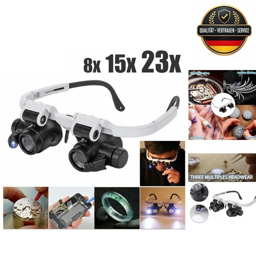 Led kopf lupe 15x - led, 23x