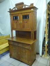 7359.      Buffetschrank Jugendstil Buffet Vitrine Schrank Küchenschrank