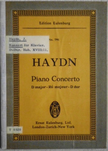 Noten joseph haydn concerto - noten:, haydn,