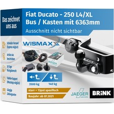 ANHÄNGERKUPPLUNG für Fiat