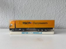 Rietze Automodelle | 1:87 | P&O Ferrymasters | Iveco | Gardienenplanensattelzug