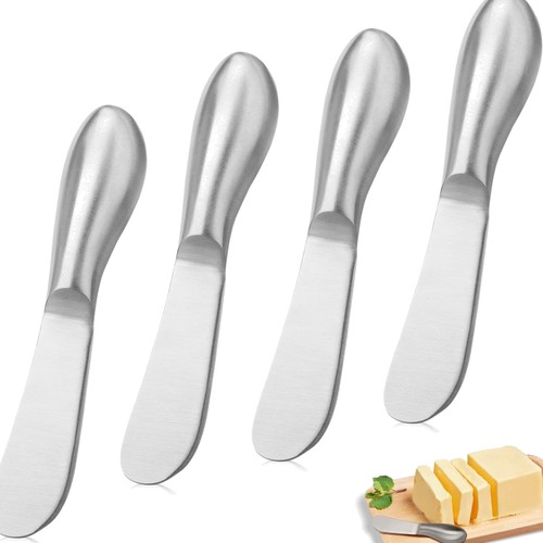 Buttermesser edelstahl 4er set - edelstahl,