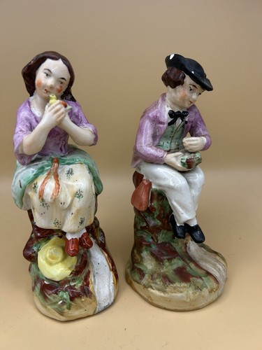 Antikes paar staffordshire - paar,