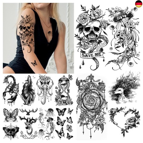 Blätter fake tattoos - 34,