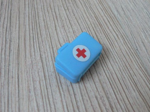 Playmobil koffer blau - blau, (neu)