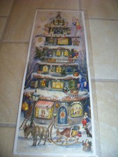 Nostalgischer Adventskalender im Panorama-Format Weihnachtsturm Sellmer