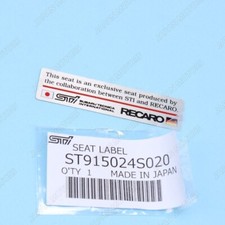 Genuine JDM Subaru Recaro
