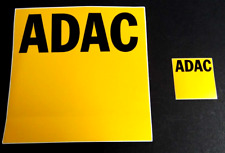 2er Set Werbe-Aufkleber ADAC