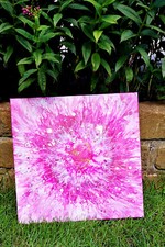 Acrylbild abstrakte kunst - abstrakte,