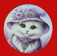 1 Blechschild rund, 20 cm