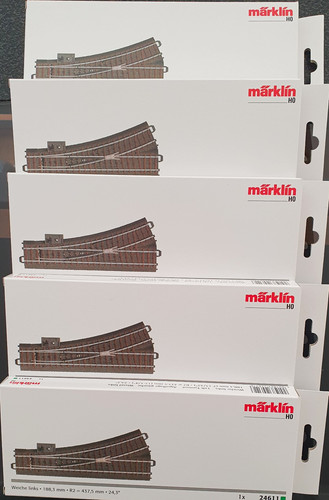 Märklin gleis weiche - 5, h0