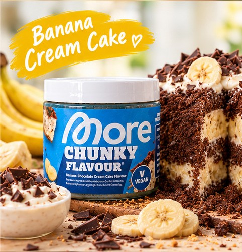 Banana cream cake 150 gramm - cream,