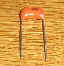 5 x Glimmerkondensator 470 pF