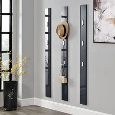 Wandgarderobe Hansnes mit 3 Klapphaken 170 cm  En.casa