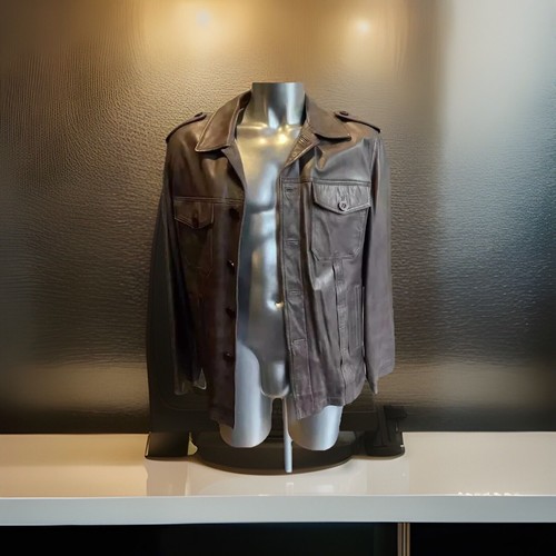 Itallo herren echt leder jacke - echt,