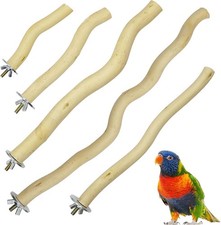 5er Pack Holz Vogel