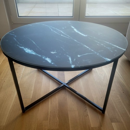Runder couchtisch schwarz - runder,