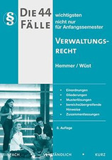 44 Fälle Verwaltungsrecht von Hemmer Karl-Edmund, Wüst A... | Buch | Zustand gut