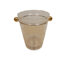 Eiswürfelbehälter  Crashglas Kübel Höhe 15 cm Vintage