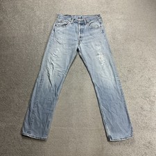 LEVIS Jeans 501 XX Herren Vintage Hose W33 L32 Made in UK 25120 Blau Denim