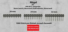 Betonnägel 1000 Stück für Hilti BX 3 Setzgeräte geeignet für Beton und Mauerwerk