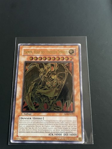 Yugioh karte hamon herr des - hamon,