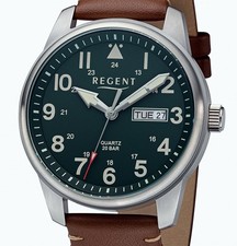 Regent BA-759 Vintage Design Stahl Herrenuhr 41 mm - 20 ATM WR UVP* 118,00 EUR