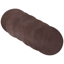 Runde geflochtene Tischsets