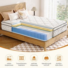 7-Zonen Federkernmatratze H3