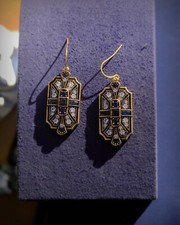 Ohrringe haken gold antik art - ohrringe,