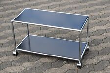 USM Haller Beistelltisch Tisch Regal RAL 9011 Graphitschwarz  37x44x78cm