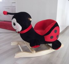 " HEUNEC "   Schaukeltier Marienkäfer Baby Schaukelspielzeug guter Zustand